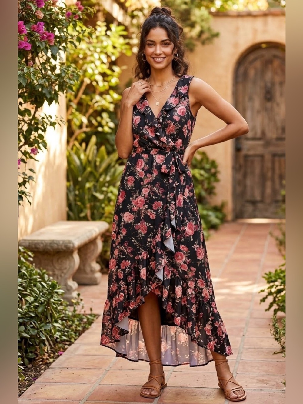Xhaliration Beautiful floral dress